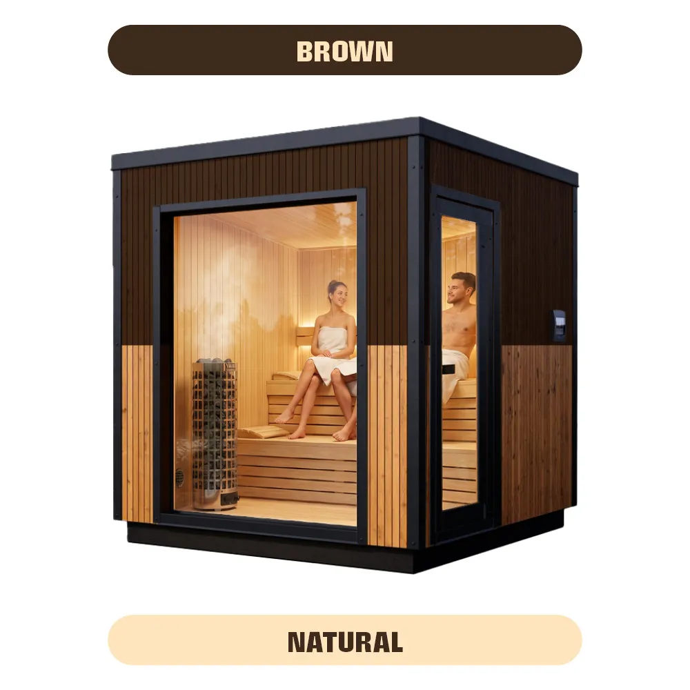 Yakia Ultima L in Brown and Natural cladding